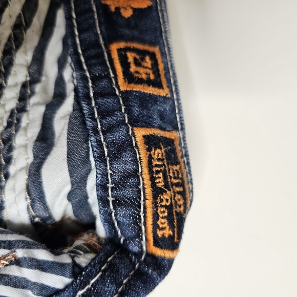 Rock Revival Women's Ellar Blue Slim Boot Cut Jeans - Size 26. - Picture 10 of 16